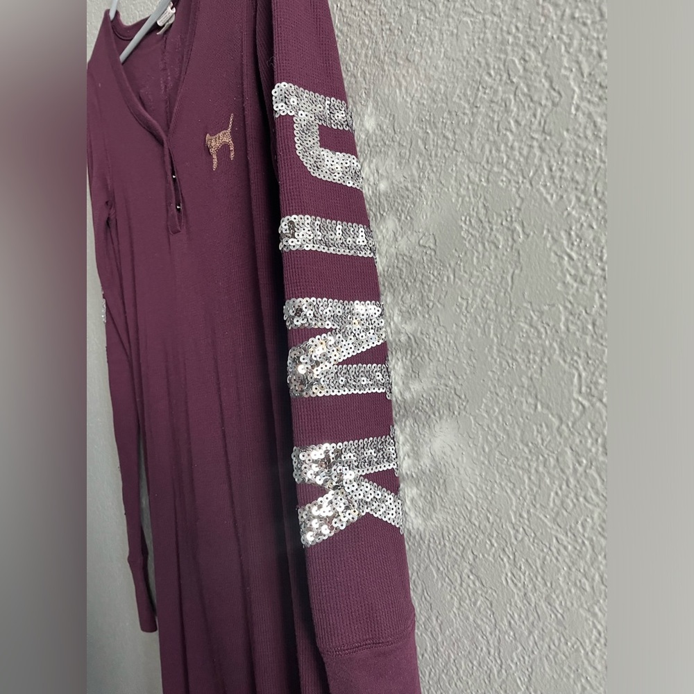 Pink Victoria secret naughty onesies size small